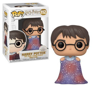 Funko Pop Harry Potter: Harry Potter - Harry Potter with Invisibility Cloak #112 - Sweets and Geeks