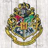 HOGWARTS CREST WOOD SIGN - Sweets and Geeks