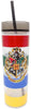 HOGWARTS CREST TALL CUP W/STRA - Sweets and Geeks