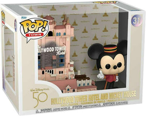Funko Pop! Disney: Walt Disney World 50th Anniversary - Hollywood Tower Hotel with Mickey Mouse #31 - Sweets and Geeks