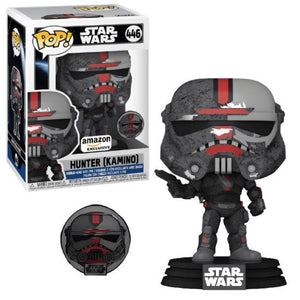 Funko POP! Star Wars Bad Batch: HUNTER KAMINO Amazon Exclusive 446 - Sweets and Geeks
