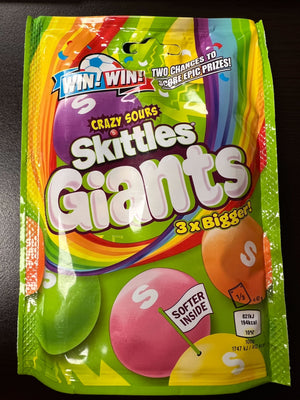 Skittles Giant Sours Pouch 141g - Sweets and Geeks