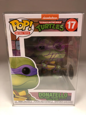 Funko Pop! Retro Toys: TMNT - Donatello (Retro) (Signed By Corey Feldman) #17 - Sweets and Geeks