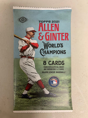 2021 Topps Allen & Ginter Baseball Hobby Pack - Sweets and Geeks