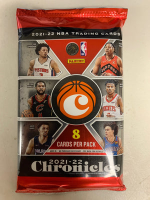 2021/22 Panini Chronicles Basketball Hobby Pack - Sweets and Geeks