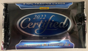 2022 Panini Certified Football Hobby Pack - Sweets and Geeks