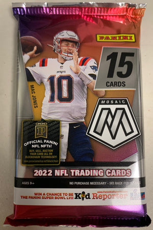 2022 Panini Mosaic Football Hobby Pack - Sweets and Geeks