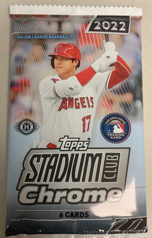 2022 Topps Stadium Club Chrome Baseball Hobby Pack - Sweets and Geeks