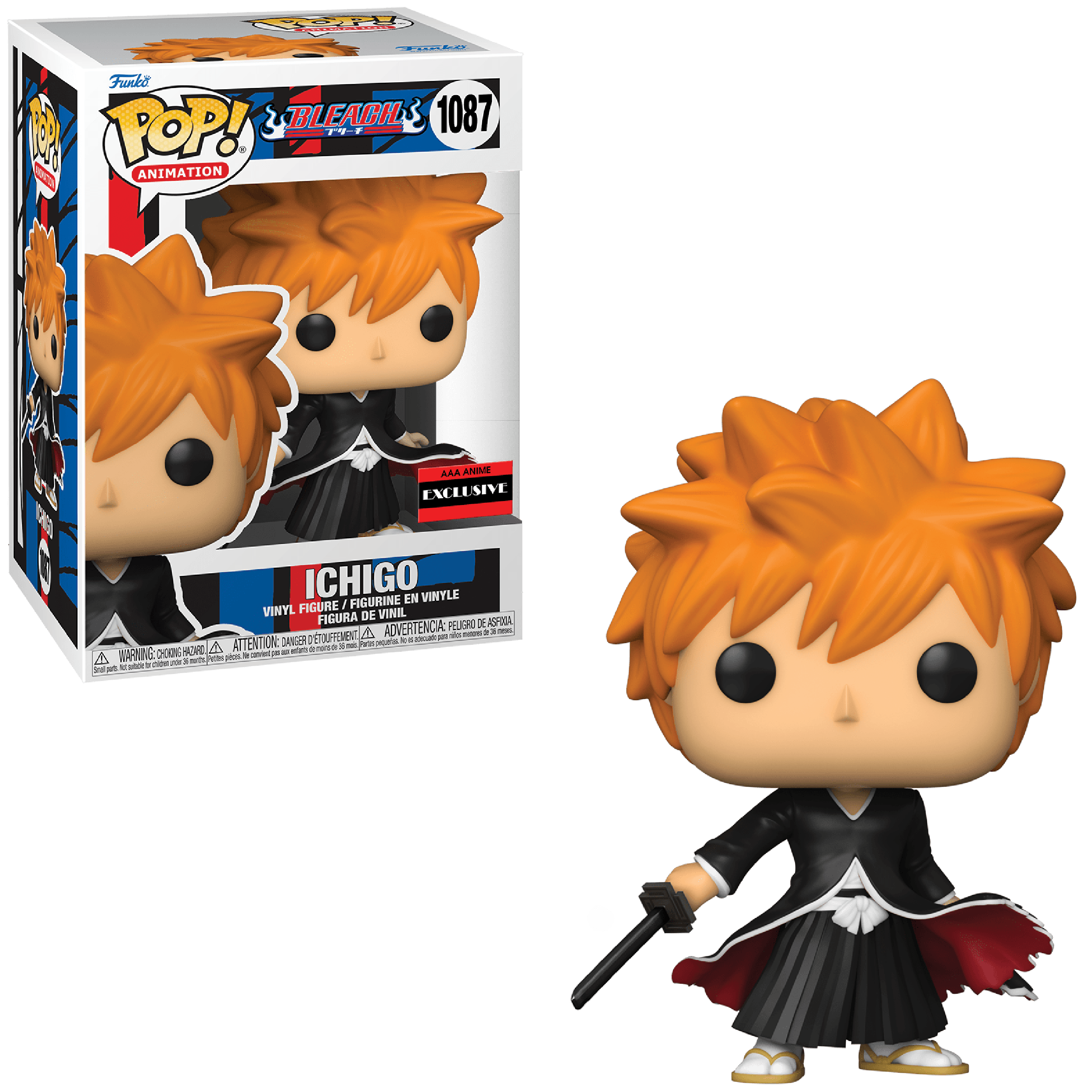 Funko POP! Animation: BLEACH Ichigo Kurosaki Half Face 4.5