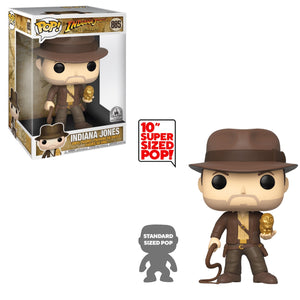 Funko Pop! Indiana Jones Adventure - Indiana Jones (10-Inch) (Disney Parks Exclusive) #885 - Sweets and Geeks