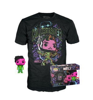 Funko Pop! Marvel What If? - Infinity Killmonger Tee and figure #989 - Sweets and Geeks