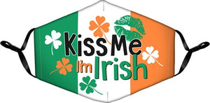 KISS ME I'M IRISH MASK - Sweets and Geeks