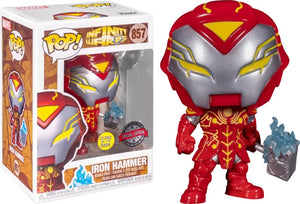 Funko Pop! Infinity Warps - Iron Hammer (Glow In The Dark) (Special Edition) #857 - Sweets and Geeks