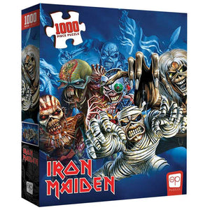Iron Maiden® “The Faces of Eddie” 1000 Piece Puzzle - Sweets and Geeks