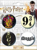 Harry Potter 4 Button Set - Sweets and Geeks