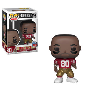 Funko Pop Football: 49ers - Jerry Rice #114 - Sweets and Geeks