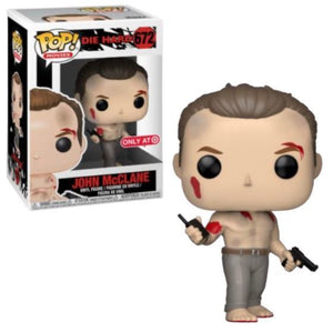 Funko Pop Movies: Die Hard - John McClane (Shirtless) (Target Exclusive) #672 - Sweets and Geeks