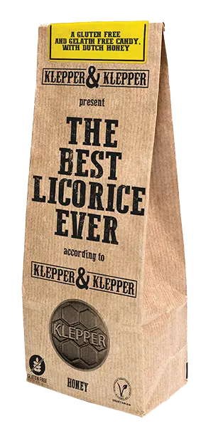 Klepper&Klepper The Best Licorice Ever - Honey 200g - Sweets and Geeks