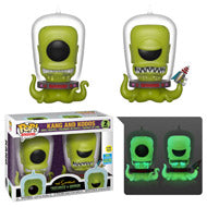 Funko Pop! Television - Kang and Kodos - 2 Pack ( Summer Convention ) ( Glow in the Dark ) - Sweets and Geeks