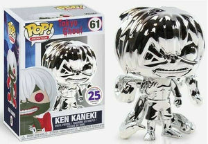 Funko Pop! Animation: Tokyo Ghoul - Ken Kaneki (Silver Chrome) (Funimation) #61 - Sweets and Geeks