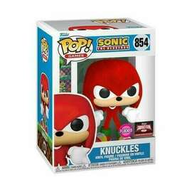 Funko Pop! Sonic the Hedgehog - Knuckles (Flocked) #854 - Sweets and Geeks