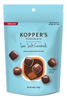 Kopper's Stand Up Peg Pouch Dark and Milk Chocolate Sea Salt Caramels - Sweets and Geeks