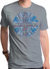 Sergent Pepper's Union Jack Mens Stone Heather T-Shirt - Sweets and Geeks