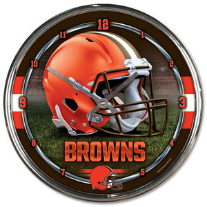 Cleveland Browns Chrome Wall Clock - Sweets and Geeks
