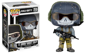 Funko Pop Games: Call of Duty - LT. Simon "Ghost" Riley (Muddy) #70 - Sweets and Geeks