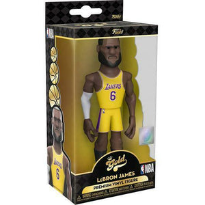 Funko Gold Premium Vinyl Figure - Lebron James (Yellow Lakers Jersey) - Sweets and Geeks