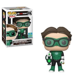 Funko Pop! The Big Bang Theory - Leonard Hofstadter as Green Lantern [Summer Convention] #836 - Sweets and Geeks