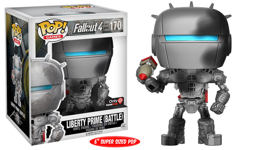 Funko Pop! Games: Fallout Liberty Prime (Battle) (6 inch) (GameStop  Exclusive) #170