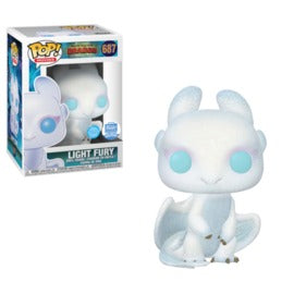 Funko Pop! How to Train Your Dragon - Light Fury (Glitter) #687 - Sweets and Geeks