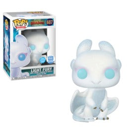 Funko Pop! Movies: How to Train Your Dragon - Light Fury #687 (Glitter) - Sweets and Geeks