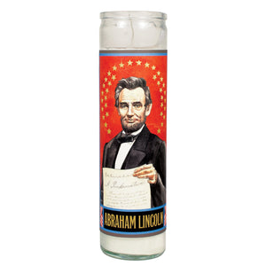 Abraham Lincoln Secular Saint Candle - Sweets and Geeks