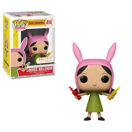 Funko Pop! Bob's Burgers - Louise Belcher (with Ketchup and Mustard) #414 - Sweets and Geeks