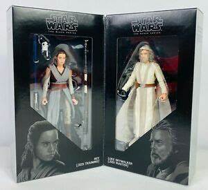 Star Wars The Black Series Figures - Luke Skywalker and Rey Jedi Master and Training - Sweets and Geeks