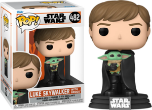 Funko Pop! Star Wars - Luke Skywalker with Grogu #482 - Sweets and Geeks