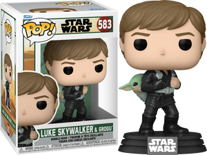 Funko Pop! Star Wars: The Book of Boba Fett - Luke Skywalker & Grogu #583 - Sweets and Geeks