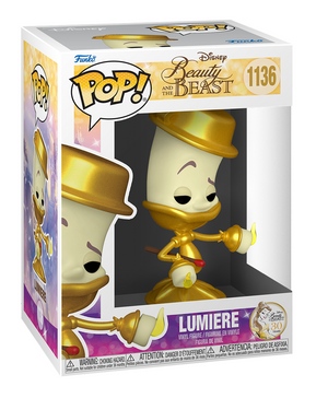 Funko Pop! Disney: Beauty and the Beast - Lumiere (30th Anniversary) #1136 - Sweets and Geeks