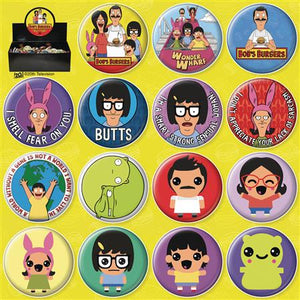 Bob's Burgers Button Assortment - Sweets and Geeks