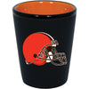 Cleveland Browns 2oz. Matte Black/Inner Color Shot - Sweets and Geeks