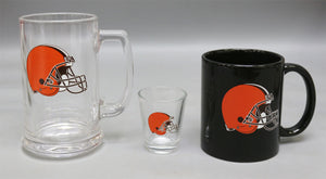 Cleveland Browns 3pc Drinkware Giftset - Sweets and Geeks