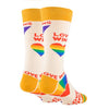 Men's Crew Love Wins Socks - Sweets and Geeks
