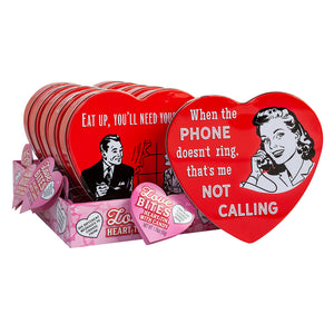 Valentine Love Bites Meme Tin w/Sixlets - Sweets and Geeks