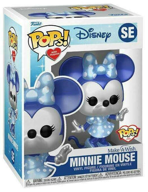 Funko Pop! Disney - Minnie Mouse (Make-A-Wish) (Blue Metallic) - Sweets and Geeks