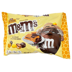 M&M Milk Chocolate Honey Graham Bag 8oz - Sweets and Geeks