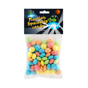 Martian Spaceship Candy Peg Bag 5oz - Sweets and Geeks