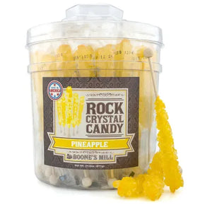 Boone's Pineapple Rock Candy - Sweets and Geeks