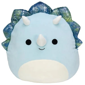 Malik the Triceratops 12" Squishmallow Plush - Sweets and Geeks